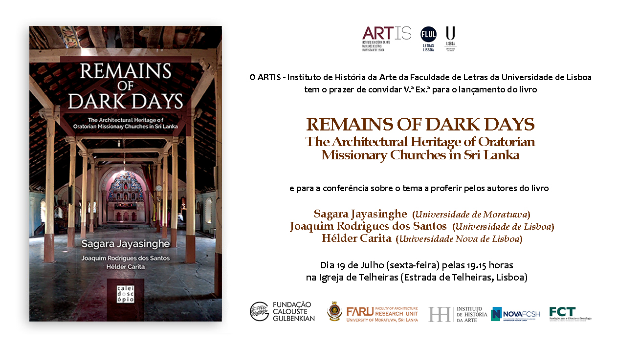 Book Launch "Remains of Dark Days: The architectural Heritage of Oratorian Missionary Churches in Sri Lanka"