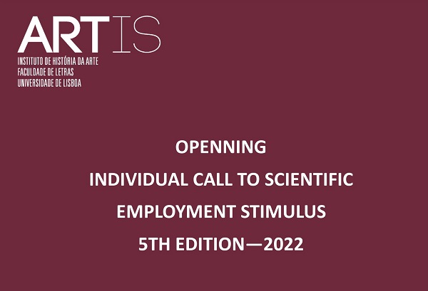 INDIVIDUAL CALL TO SCIENTIFIC EMPLOYMENT STIMULUS - 5TH EDITION