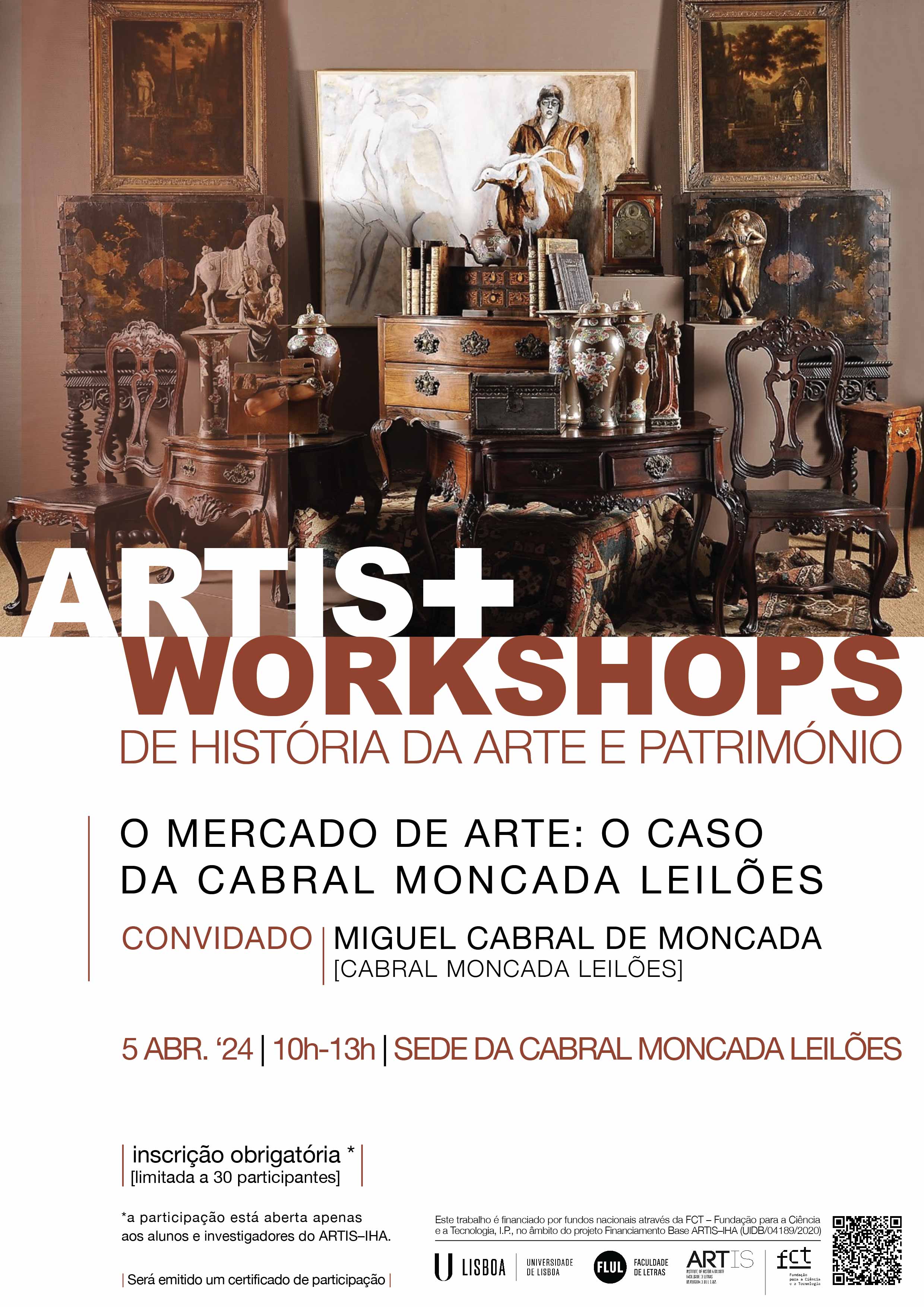ARTIS+ [ART HISTORY AND HERITAGE WORKSHOPS] | O MERCADO DE ARTE: O CASO DA CABRAL MONCADA LEILES