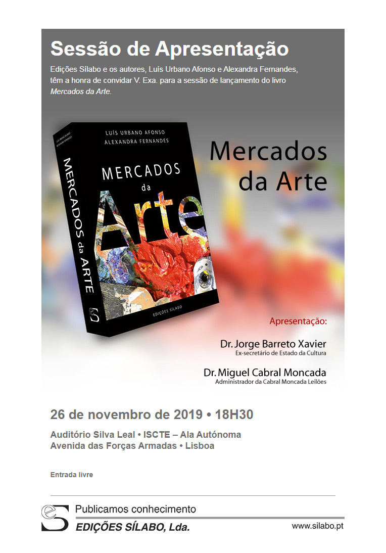 Lanamento do Livro "MERCADOS DA ARTE"
