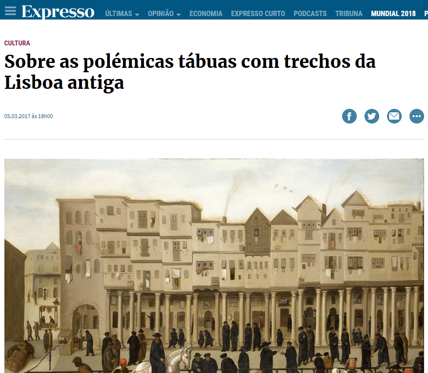 Sobre as polmicas tbuas com trechos da Lisboa antiga